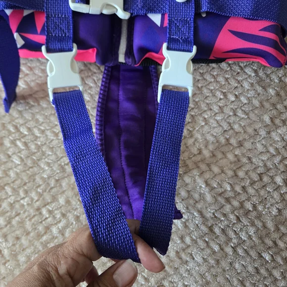 Gogokids Kids Swim Vest S Pink Purple Float Jacket 50N Buoyancy Aid - Picture 7 of 11